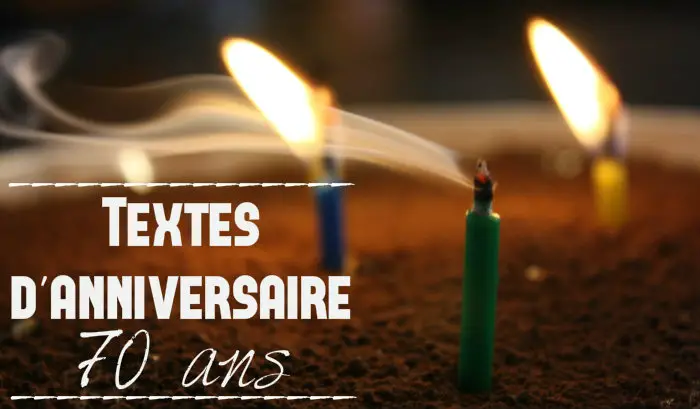 texte carte anniversaire 70 ans gratuite