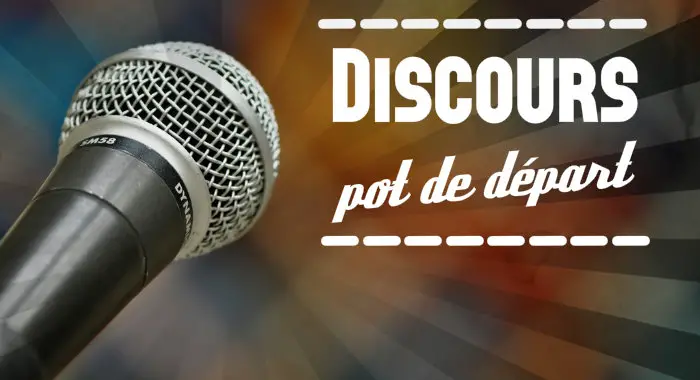 Discours pot de dpart